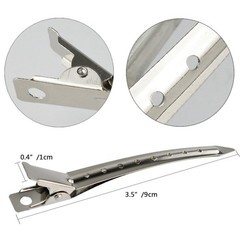 24 Packs Duck Bill Clips, Bantoye 3.5 Inches 24 Count (Pack of 1), Silver