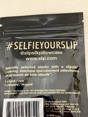 2 Slip Pure Silk Skinny Hair Scrunchies Set 1 Black + 1 Leopard New In package