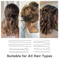 250 Pcs Hair Pins Silver Bobby for Gray 1 Count (Pack of 250),