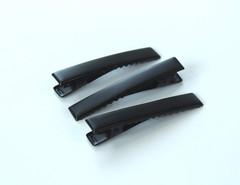 50Pcs Small Size Hair Clip for Adults DIY (35MM/1.37“ Black Flat Alligator Clips