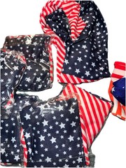 Stretchy And Comfortable Stars And Stripes Headbands Red White Blue Memorial