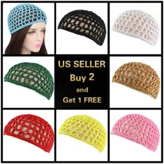 Mesh Hair Net Crochet Cap Fishnet Hairnet Hair net Snood Sleeping Night Cover