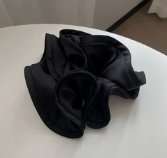Tie Ribbon Scrunchies Satin Elastic Hair Band Bow Women Simple T