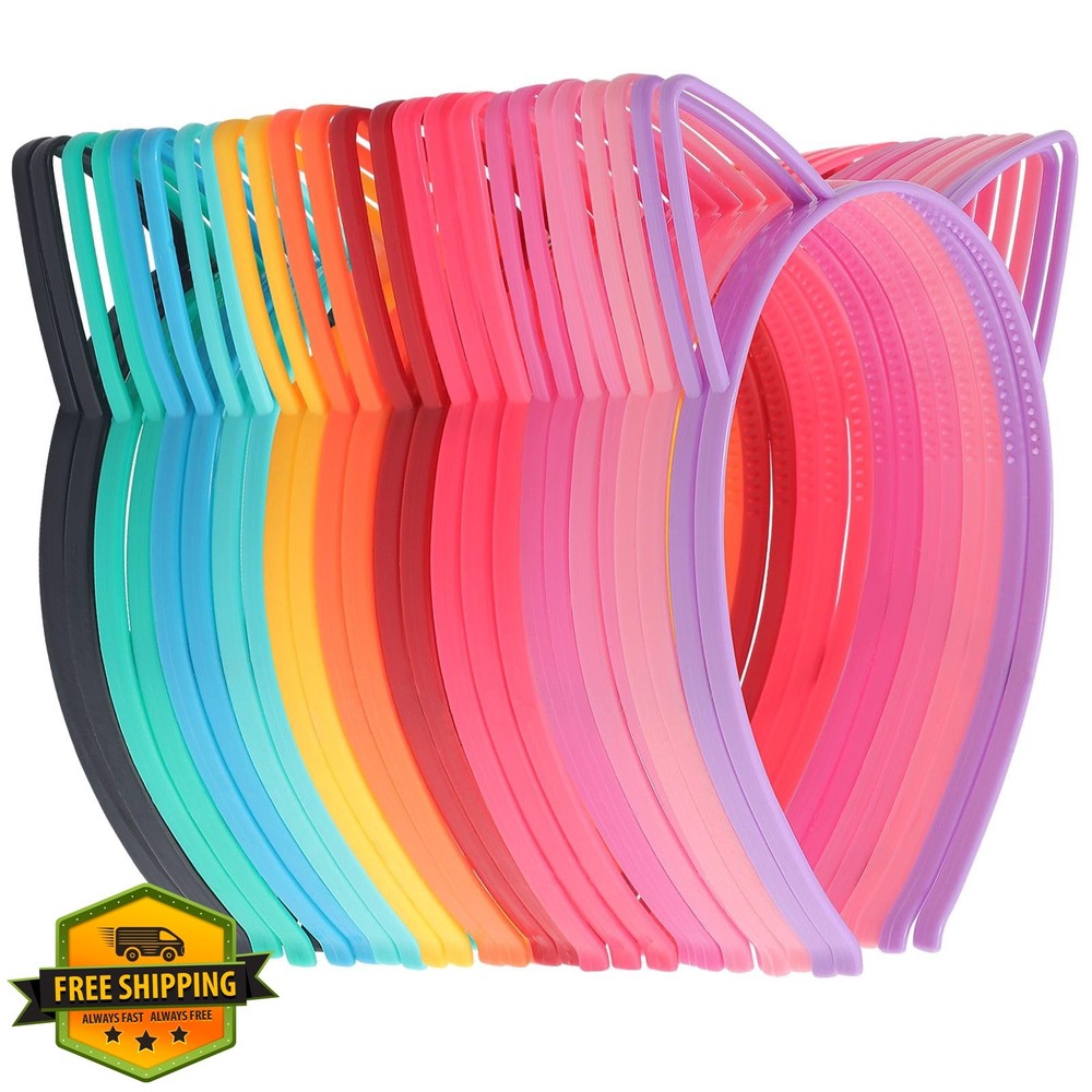 KICOSY Cat Ears Headbands 25Pcs Color-3