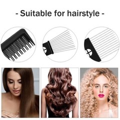 Durable 3-Pack Teasing Combs for Curly & Afro Hair – Lightweight & Versatile