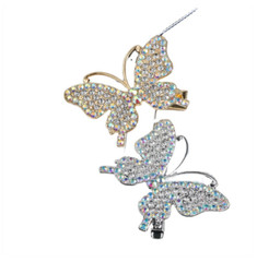 Social BUTTERFLY🦋 Fashion Jewelry IRIDESCENT 🦋 Alligator HAIR CLIP 🔥 NWT