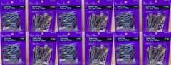 12 packs Soft’n Style 24 pc 1-3/4″ Double Prong Steel Pin Curl Clips CD140-12