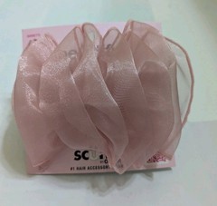 Scunci Pink Organza Hair Accessories Barrettes New Romantic Party Occasion