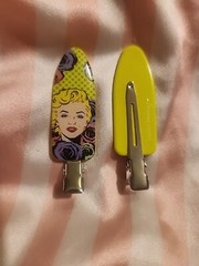 Beautiful Colorful Pair Marylin Monroe Hairclips ❤️💋🫦