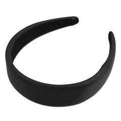 Faux Leather Headband Hairband for Women 1.6 Inch Wide
