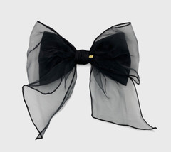 [JEAN PAUL CLARISSE] Sheer Ribbon Automatic Hair Clip JP-24-396AB |Made in korea