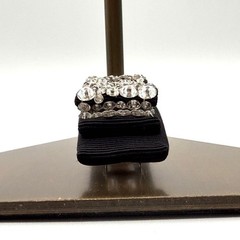 Salvatore Ferragamo Barrette with Vara Ribbon, Jewels, and Logo