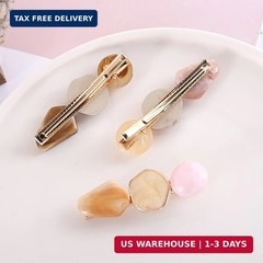 6 Pieces Acrylic Resin Hair Clips for Women Girls Thick Thin Hair Fashion French