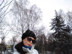 Black wool beret with pompom of real fox fur French style beret for women Gift.