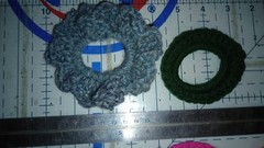 Hand made Crochet Hair Scrunchies Lot Of TEN (10)