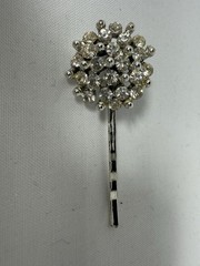 Rhinestone and Stud Bobby Pin