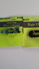 Fashion Green Marbled Beaded Hair Clip Women’s Plastic Metal Accessory Set