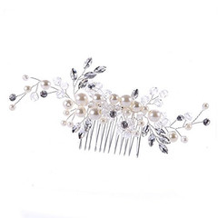 Bridal Flower Side Hair Clips Pearl Bridal Headpiece Wedding Accessories