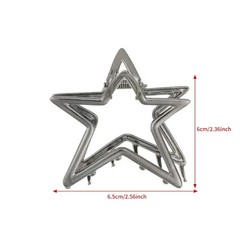 Hollow Star Hair Claws Sweet Cool Charm Trend Hair Clips