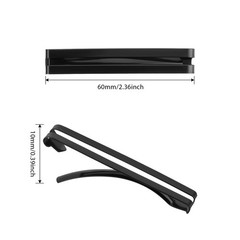 Hotop 30 Pieces Open Center Metal Barrettes Anti-slip Metal Hair Clip for Thin H