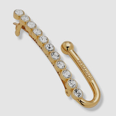 $152 Demarson Women’s 12k Gold Plated Maia Crystal Hair Clip