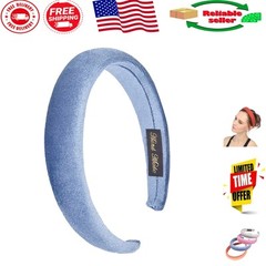 Puffy Velvet Headbands for Women – Comfortable Wide Design & Multiple Colors