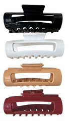 4 Pack 5 Inch Non-Slip Large Claw Clips for Thick Curly Hair