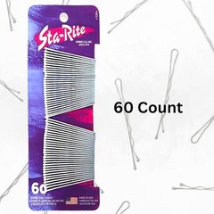 Sta-Rite White Bobby Pins – 60 count