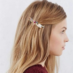 6 Pcs Tortoise Shell Hair Barrettes, Flat Clips 1 Count (Pack of 6), 2
