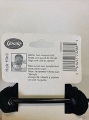 Goody Satin Braided Buckle Barrette Twist Bun Ponytail Tie Back New 2000 (3) A2