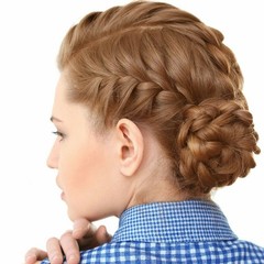 5Pcs Black Plastic Hair Braiding Tools Wavy Hair Styling Clips for Braid Making