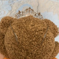 Lil tiara from Claire’s (icing brand).