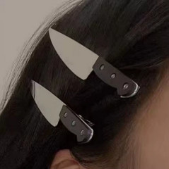 Women’s Style Gothic Fake Knife Hair Clips Decorative Hair Accessories New