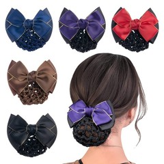 TXIN 5 Pieces Women Hair Snood Net Golden 1 Count (Pack of 5), Multi-colored