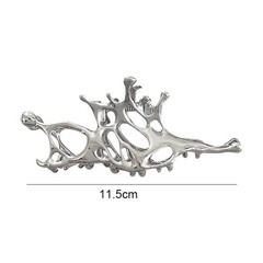 Punk Metal Hair Claw Clip for Thick Liquid Irregular Pattern Barrettes Hair