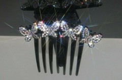 1 New Gorgeous Hair Comb with Shinny Crystals Hair Jewelry Accessories US Seller