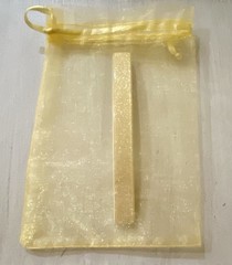 FRENCH AMIE LONG & SKINNY BAR GOLD GLITTER BARRETTE HAIR CLIP MADE IN FRANCE