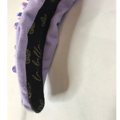 La Bella Lavender Bead Embellished Knotted Headband