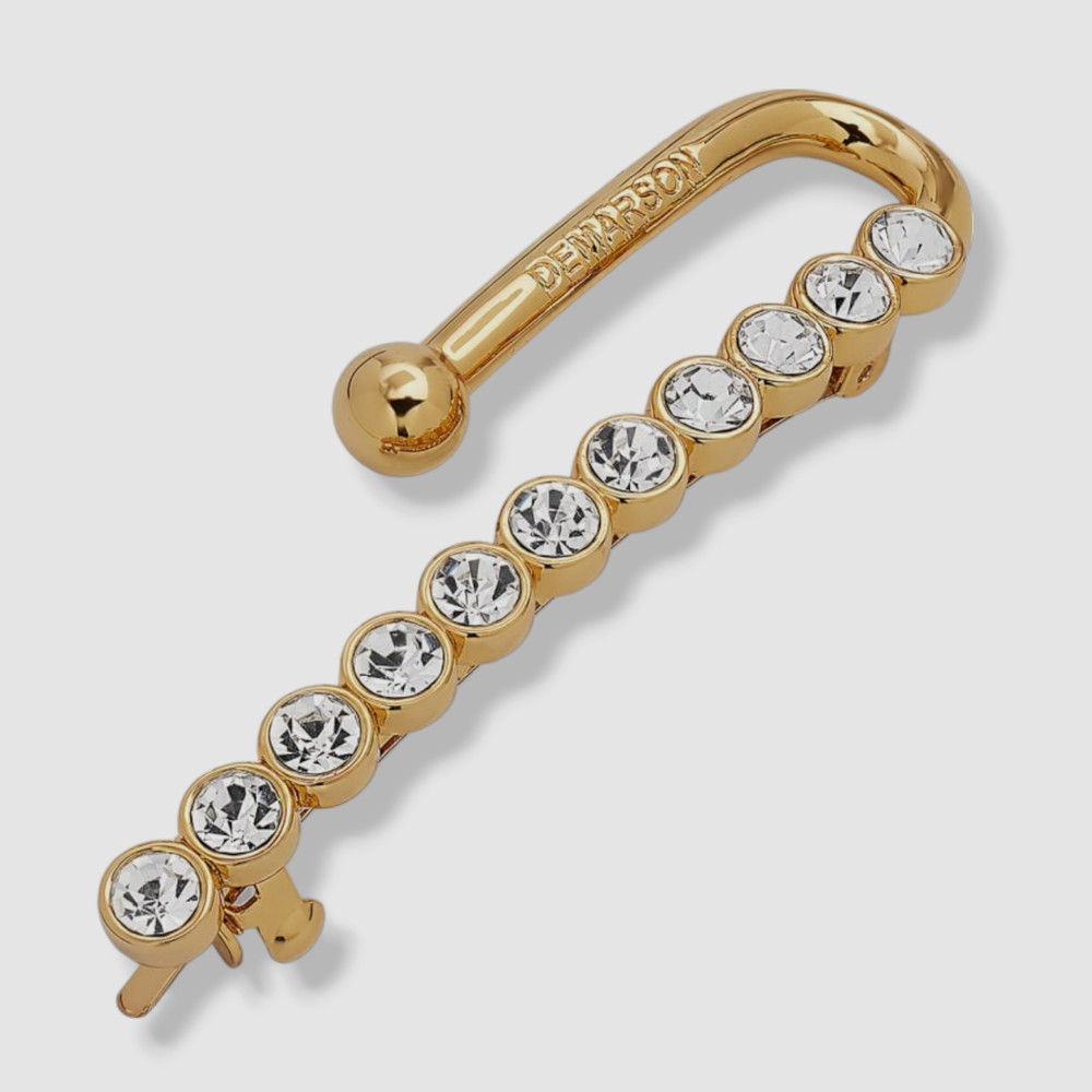 $152 Demarson Women’s 12k Gold Plated Maia Crystal Hair Clip