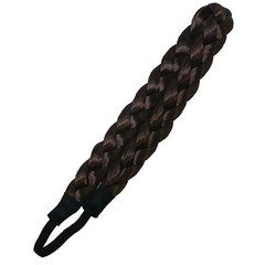 Synthetic Plaited Hair wrap Braided Headband with Elastic