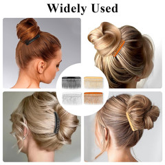 12 Pcs Side Combs French Twist 14 Teeth Decorative Hair Accessories Vintage S…