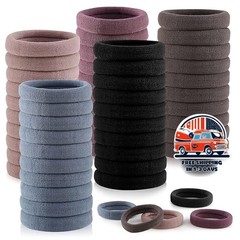 100 gomas para el cabello grueso sin costuras, sin daño, regalo San Valentín new
