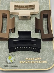 NEW 4 Pc Set Sunday State Hair Clips Medium Size 3.25″ L X 1″ W Simple Ellegant