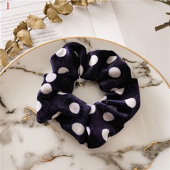 Fashion Women Flannel Ponytail Hair Ties Elastic Rope Bands Basic Hair Ties