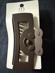 Dark Brown 4 In. Hair Claw Bear