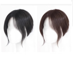 3″x4.3″ Front Lace Touch fastener Hook&loop 100% Human Hair Hairline Topper 10″