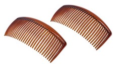 Plain Acrylic Side Hair Comb-Curved Long Large Hair Side Combs For French Twist
