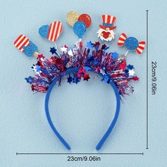 4th of July Headband, 250th USA Independence Day Hair Accessories Headbands, …