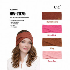 C.C Exclusives Twist Headwrap – SOFT – CC is Out of Business – LIMITED QUANTITY