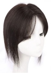 3.15″x4″Seamless Lace 100%Human Hair Forehead Hairline Topper with Baby Hair 10″